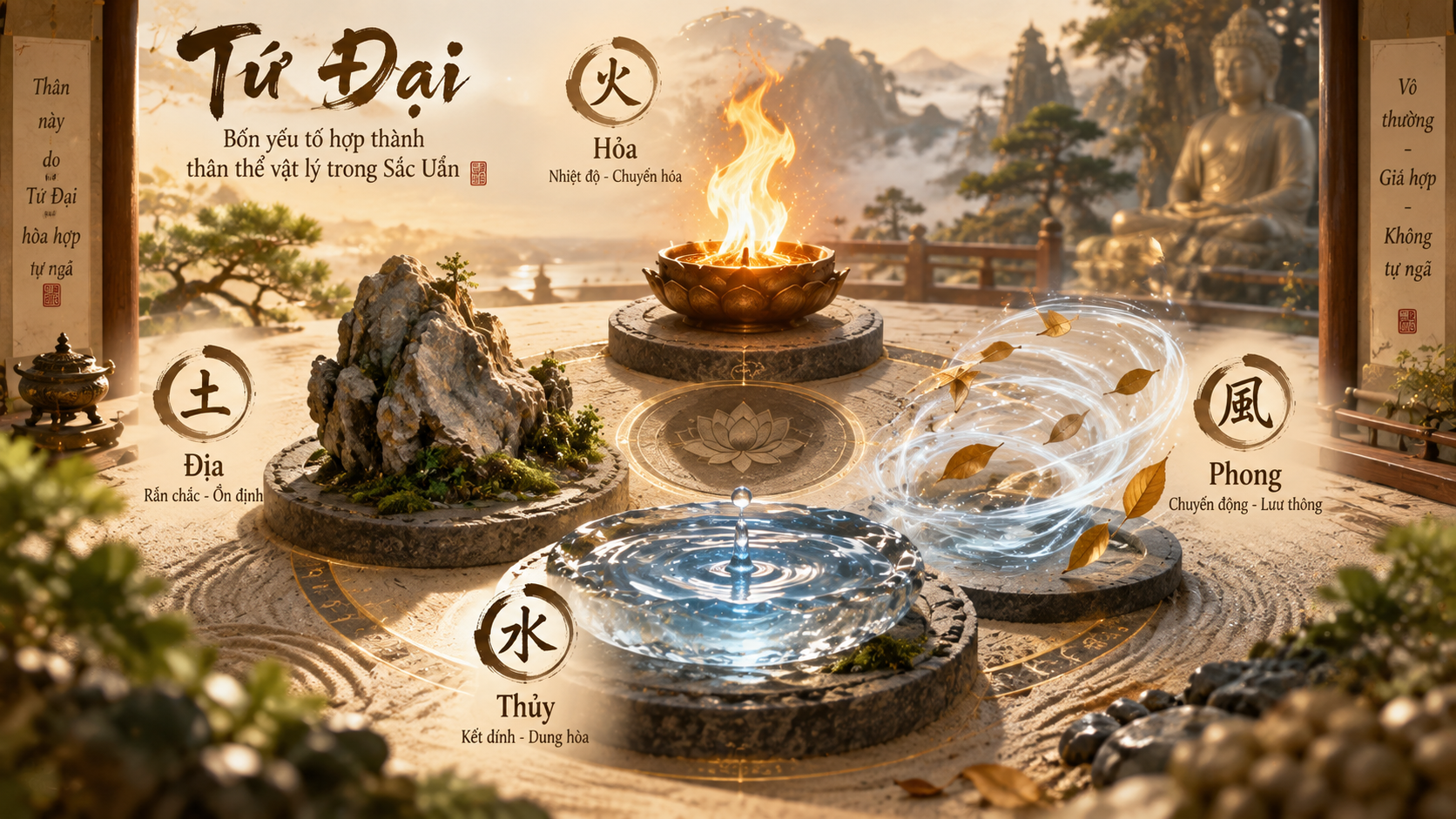 Tứ Đại và Sắc Uẩn
